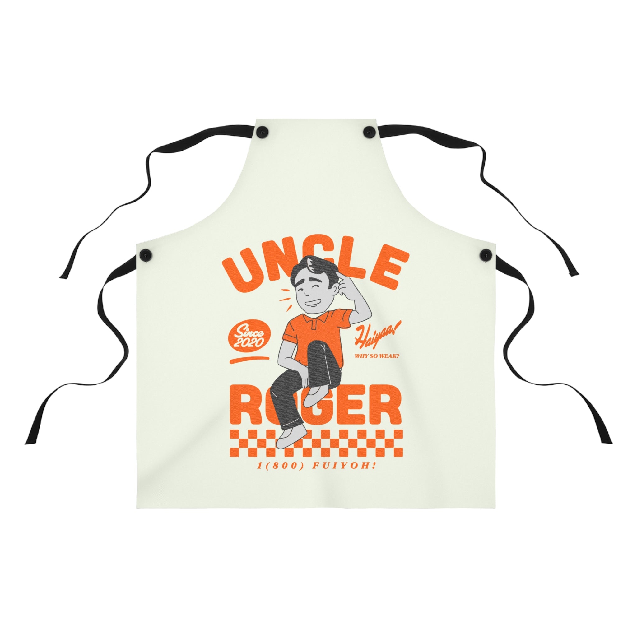 Cream Uncle Roger Apron