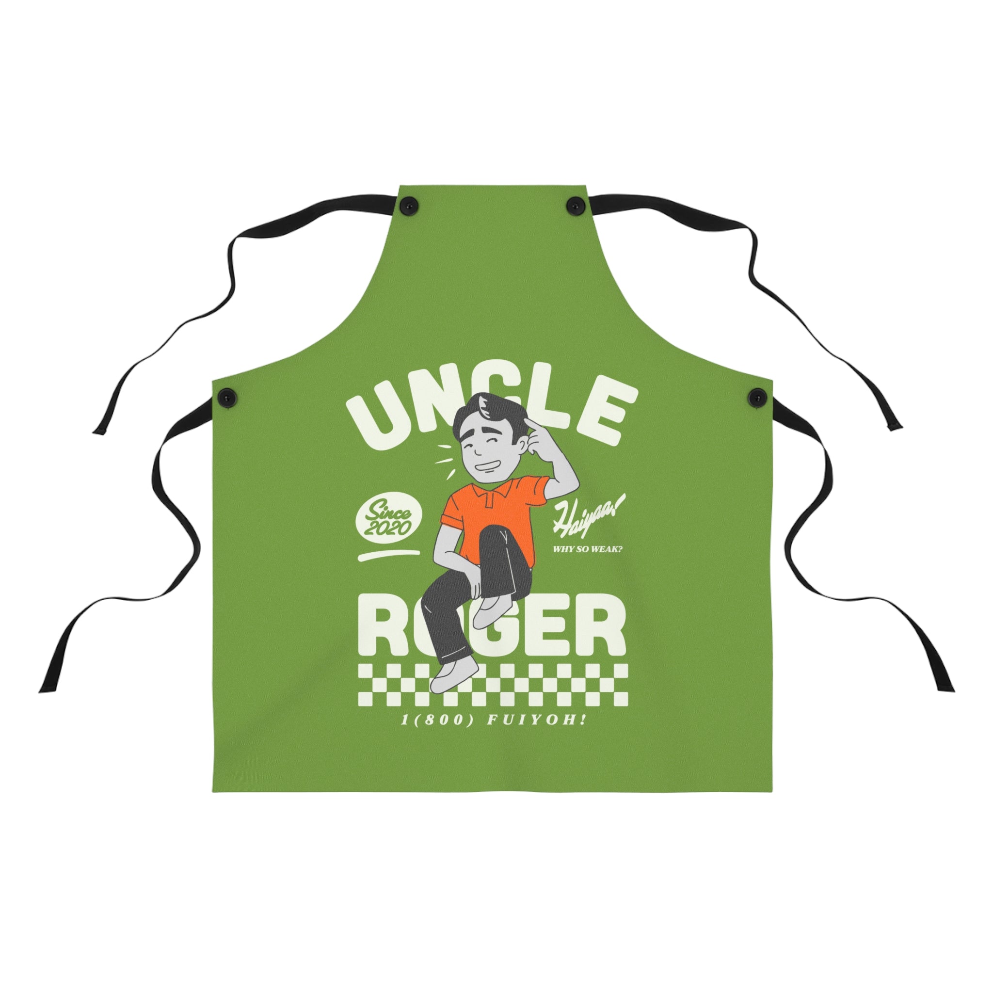 Green Uncle Roger Apron