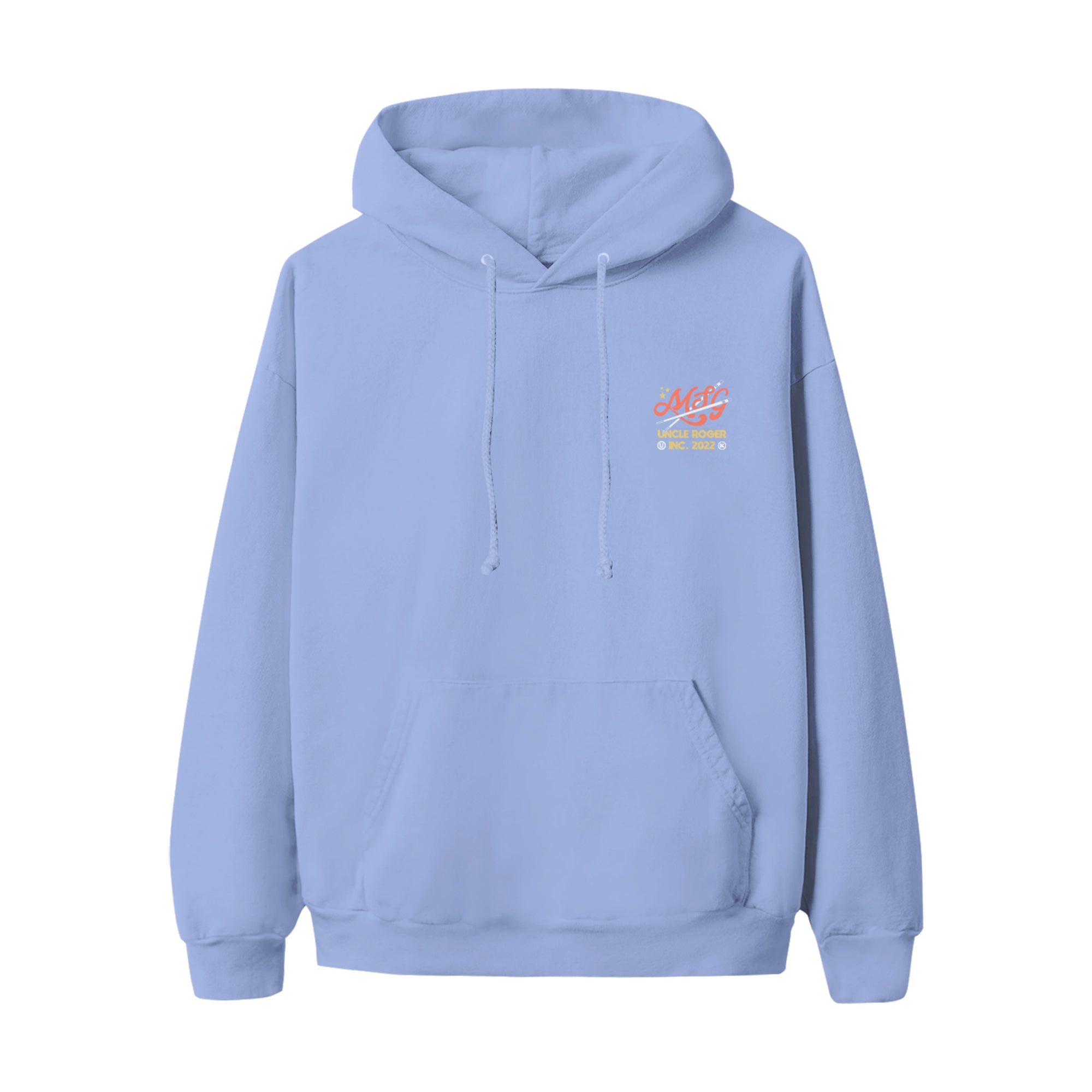 MSG Colony Blue Hoodie. Front