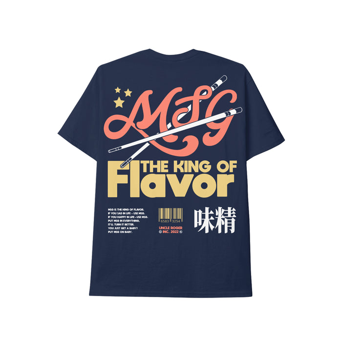 MSG Navy Tee. Back.